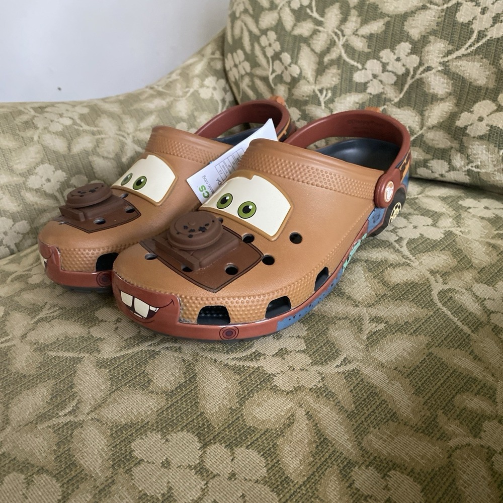 Crocs Cars Mater Classic Clog Men's 12/Women's 14.